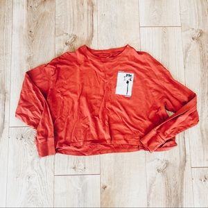 Hollister Palm Tree Long Sleeve Top